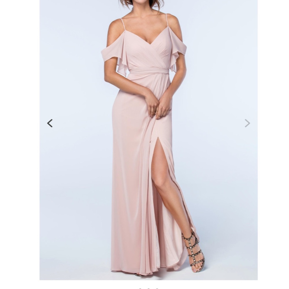Watters Aldridge Bridesmaid Dress in Buff NEW